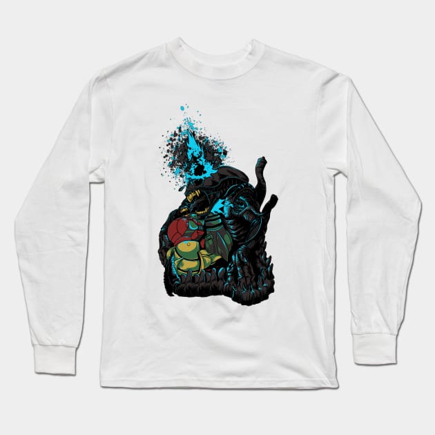 Alien Hunter Long Sleeve T-Shirt by CoinboxTees